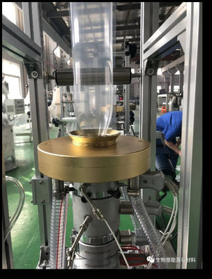 Buy 1.10kw PE PP PET Lab Film Blowing Machine Electric Heating Mini Blown Film Extruder online manufacture