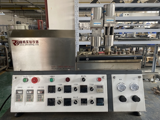 Micro Double Cone Twin Screw Extruder For PEEK Ceramic Powder Graphene Research